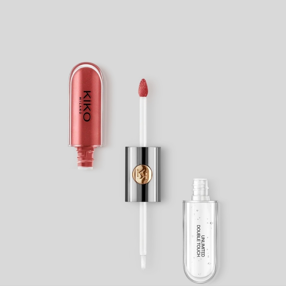 KIKO Milano Unlimited Double Touch Liquid Lipstick #108 Satin Currant Red